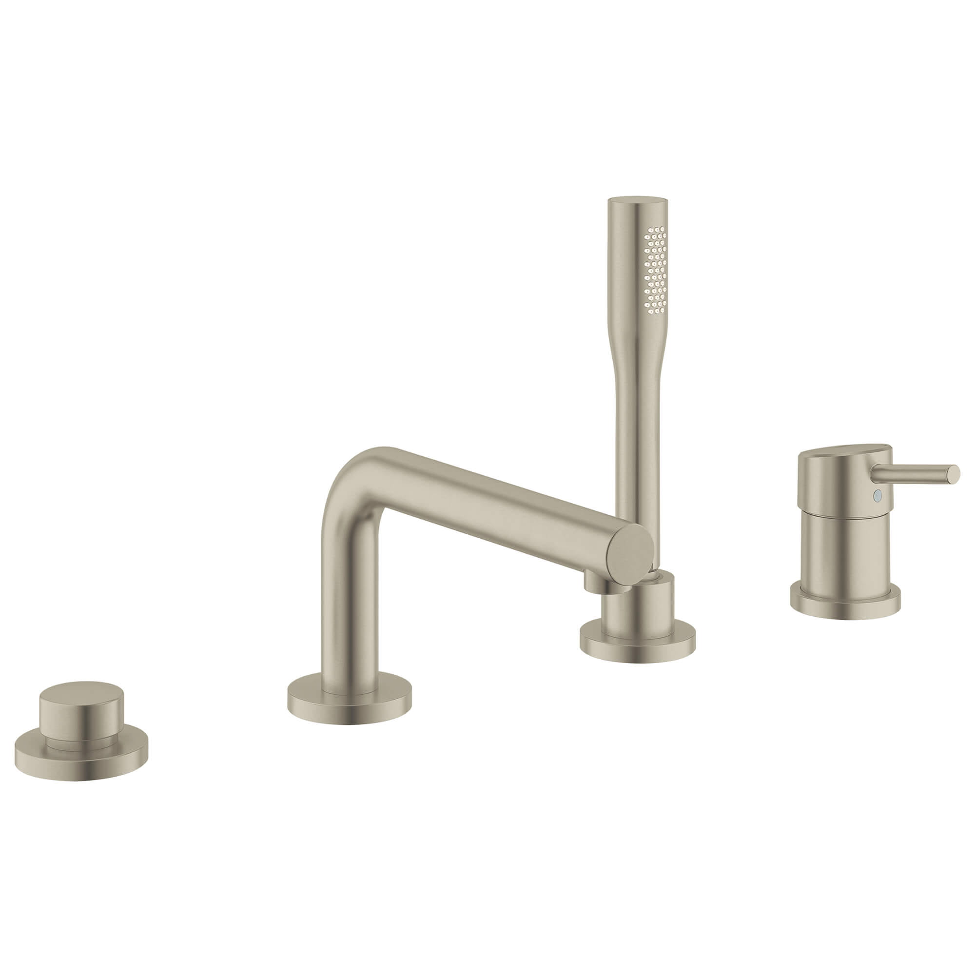 Concetto Roman Tub Filler With 25 GPM Personal Hand Shower